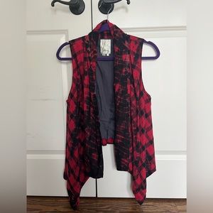 Anthropologie Buffalo print swing style vest